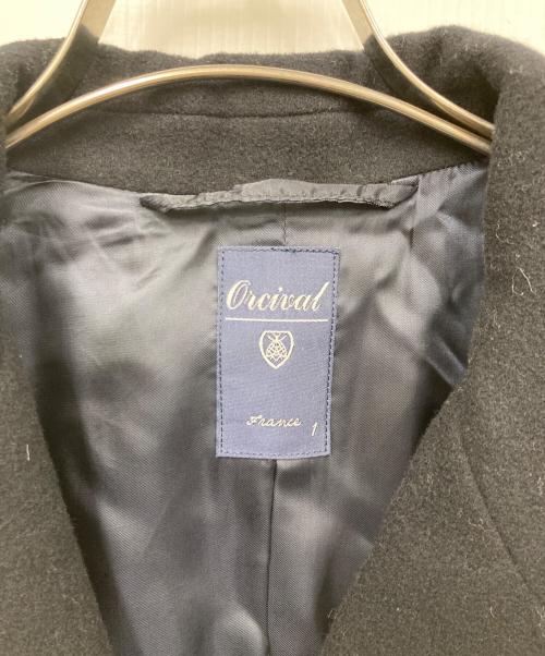 ORCIVAL（オーシバル）ORCIVAL (オーシバル) ライト モッサ ドルマン チェスター コート ネイビー サイズ:1の古着・服飾アイテム