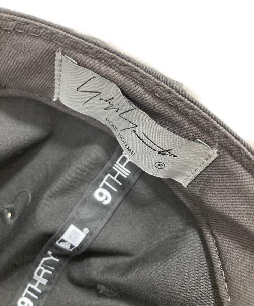 New Era（ニューエラ）New Era (ニューエラ) Yohji Yamamoto pour homme (ヨウジヤマモト プールオム) キャップ ブラックの古着・服飾アイテム