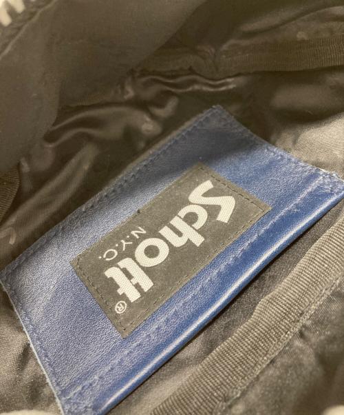 Schott（ショット）Schott (ショット) LEATHER SMALL BODY BAG ネイビーの古着・服飾アイテム