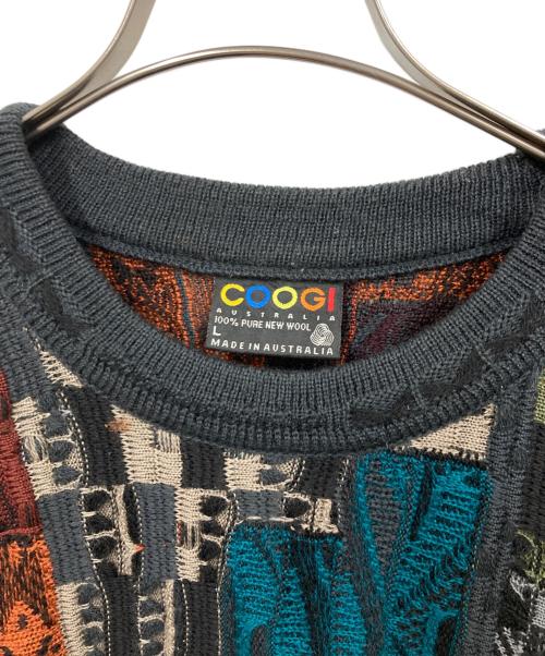 Coogi（クージー）Coogi (クージー) ニット ブラック サイズ:Lの古着・服飾アイテム