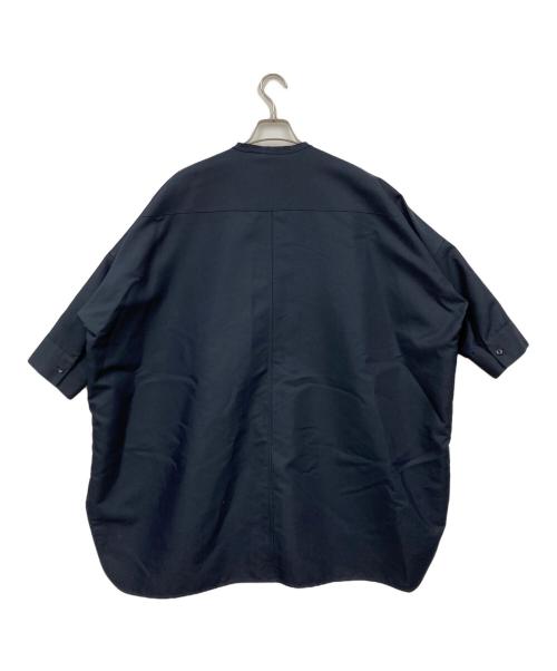 LOHEN（ローヘン）LOHEN (ローヘン) ハイカウント ダブルサテン ボサムシャツ ネイビー サイズ:Fの古着・服飾アイテム