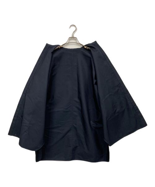 LOHEN（ローヘン）LOHEN (ローヘン) ハイカウント ダブルサテン ボサムシャツ ネイビー サイズ:Fの古着・服飾アイテム
