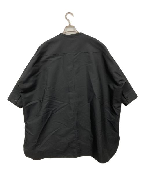 LOHEN（ローヘン）LOHEN (ローヘン) ハイカウント ダブルサテン ボサムシャツ ブラック サイズ:Fの古着・服飾アイテム