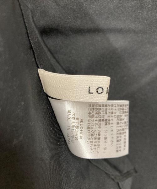 LOHEN（ローヘン）LOHEN (ローヘン) ハイカウント ダブルサテン ボサムシャツ ブラック サイズ:Fの古着・服飾アイテム