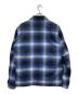 WOOLRICH (ウールリッチ) アラスカン ウール チェック オーバーシャツ ブルー サイズ:M：20000円