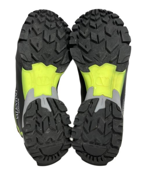 VALENTINO（ヴァレンティノ）VALENTINO (ヴァレンティノ) クライマーズ レザーストラップ メッシュスニーカー ブラック サイズ:43の古着・服飾アイテム