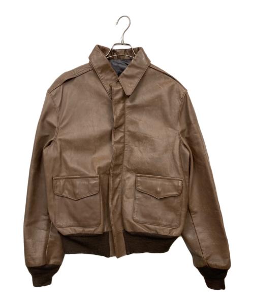 USED（ユーズド）USED (ユーズド) A-2フライトジャケット ブラウン サイズ:42の古着・服飾アイテム