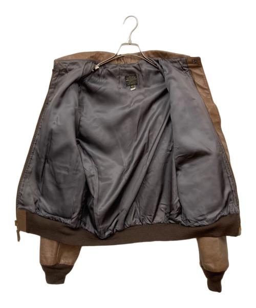 USED（ユーズド）USED (ユーズド) A-2フライトジャケット ブラウン サイズ:42の古着・服飾アイテム