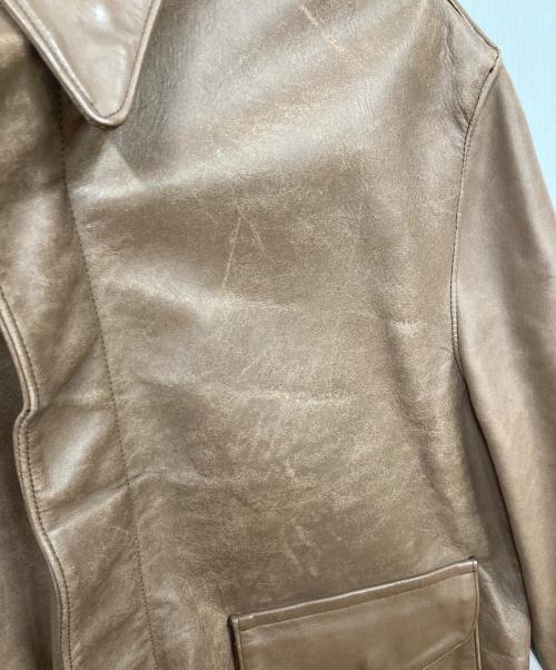 USED（ユーズド）USED (ユーズド) A-2フライトジャケット ブラウン サイズ:42の古着・服飾アイテム