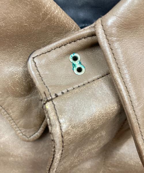 USED（ユーズド）USED (ユーズド) A-2フライトジャケット ブラウン サイズ:42の古着・服飾アイテム