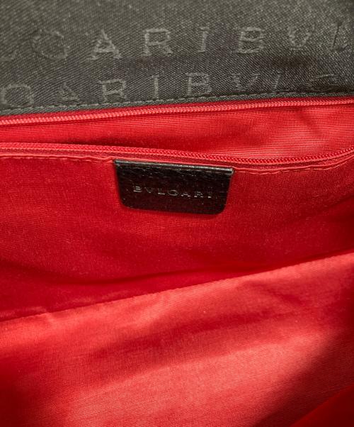 BVLGARI（ブルガリ）BVLGARI (ブルガリ) ロゴマニアワンショルダーバッグ ブラックの古着・服飾アイテム