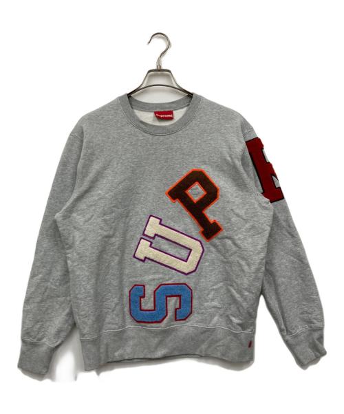 SUPREME（シュプリーム）Supreme (シュプリーム) Big Arc Crewneck グレー サイズ:Mediumの古着・服飾アイテム