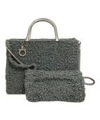 Salvatore Ferragamoサルヴァトーレ フェラガモ）の古着「ガンチーニ2WAYバッグ」｜グレー