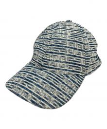 GIVENCHY（ジバンシィ）の古着「4G cap in 4G denim キャップ」｜スカイブルー
