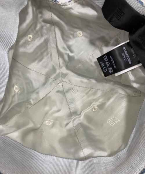 GIVENCHY（ジバンシィ）GIVENCHY (ジバンシィ) 4G cap in 4G denim キャップ スカイブルーの古着・服飾アイテム
