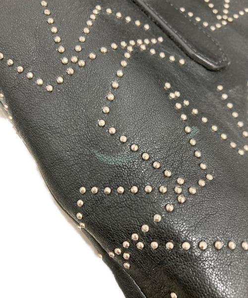 JIMMY CHOO（ジミーチュウ）JIMMY CHOO (ジミーチュウ) Sofia N/S スタースタッズ レザー2wayバッグ ブラックの古着・服飾アイテム