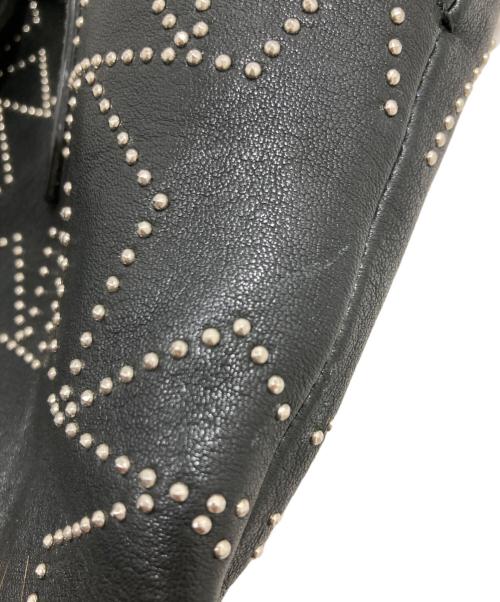 JIMMY CHOO（ジミーチュウ）JIMMY CHOO (ジミーチュウ) Sofia N/S スタースタッズ レザー2wayバッグ ブラックの古着・服飾アイテム