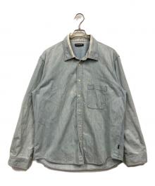 BALENCIAGA（バレンシアガ）の古着「Shoulder Logo Denim Shirt」｜インディゴ