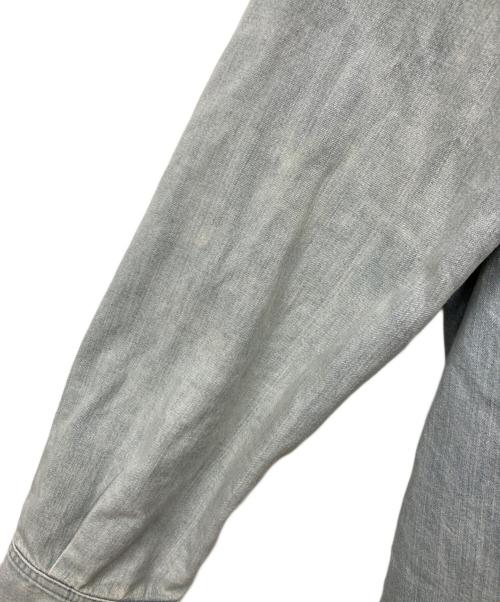 BALENCIAGA（バレンシアガ）BALENCIAGA (バレンシアガ) Shoulder Logo Denim Shirt インディゴ サイズ:38の古着・服飾アイテム