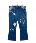 LEVI'Sリーバイス）の古着「646フレアブリーチデニムパンツ」｜インディゴ