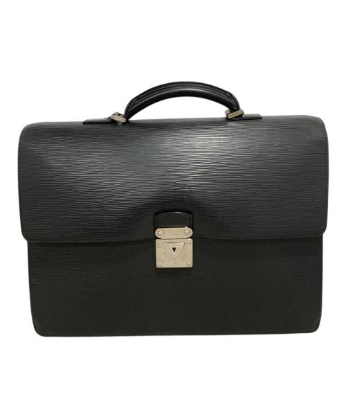 LOUIS VUITTON（ルイ ヴィトン）LOUIS VUITTON (ルイ ヴィトン) ビジネスバッグ ブラックの古着・服飾アイテム