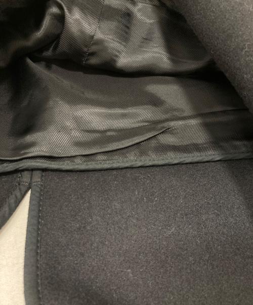 CELINE（セリーヌ）CELINE (セリーヌ) メルトンウールスリットスカート ブラック サイズ:36の古着・服飾アイテム