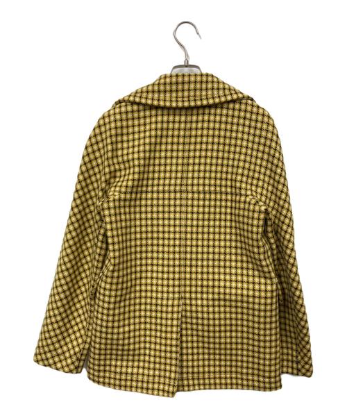 PLAN C（プランシー）Plan C (プランシー) ダブルジャケット イエロー サイズ:36の古着・服飾アイテム