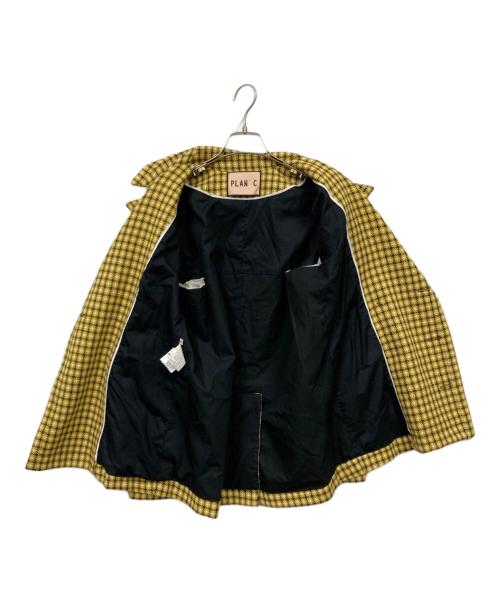 PLAN C（プランシー）Plan C (プランシー) ダブルジャケット イエロー サイズ:36の古着・服飾アイテム