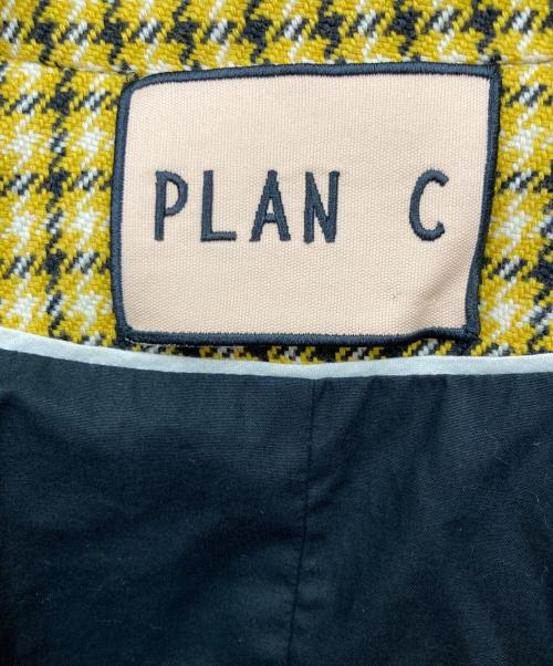 PLAN C（プランシー）Plan C (プランシー) ダブルジャケット イエロー サイズ:36の古着・服飾アイテム