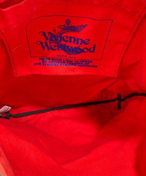 Vivienne Westwood（ヴィヴィアンウエストウッド）Vivienne Westwood (ヴィヴィアンウエストウッド) トートバッグ レッドの古着・服飾アイテム