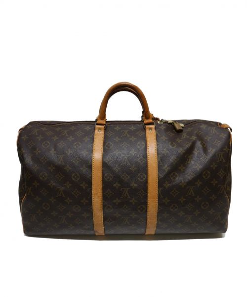 LOUIS VUITTON（ルイ ヴィトン）LOUIS VUITTON (ルイヴィトン) キーポル55 ブラウン サイズ:55 モノグラム M41424 8904 カデナ付　キーポル55の古着・服飾アイテム