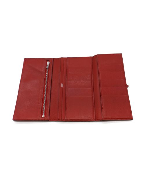 HERMES（エルメス）HERMES (エルメス) 3つ折り財布 レッド ベアンの古着・服飾アイテム