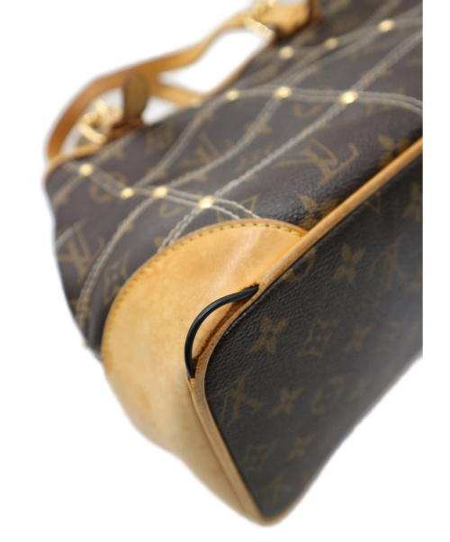LOUIS VUITTON（ルイ ヴィトン）LOUIS VUITTON (ルイヴィトン) モノグラムリヴェット/トートバッグ ブラウン モノグラム M40140 AR0077の古着・服飾アイテム