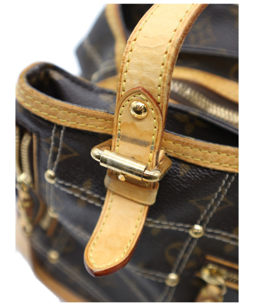 LOUIS VUITTON（ルイ ヴィトン）LOUIS VUITTON (ルイヴィトン) モノグラムリヴェット/トートバッグ ブラウン モノグラム M40140 AR0077の古着・服飾アイテム