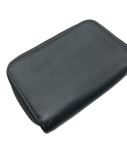 Saint Laurent Paris（サンローランパリ）Saint Laurent Paris (サンローランパリ) カードケース ブラックの古着・服飾アイテム