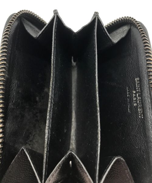 Saint Laurent Paris（サンローランパリ）Saint Laurent Paris (サンローランパリ) カードケース ブラックの古着・服飾アイテム