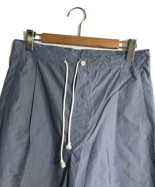 product almostblack（プロダクトオールモストブラック）product almostblack (プロダクトオールモストブラック) コットンコーデュラブロードパンツ ブルー サイズ:1の古着・服飾アイテム