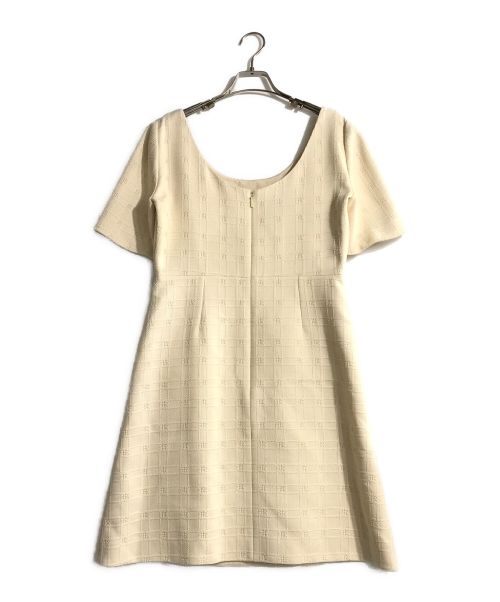 GUCCI（グッチ）GUCCI (グッチ) ツイードミニドレス アイボリー サイズ:40の古着・服飾アイテム