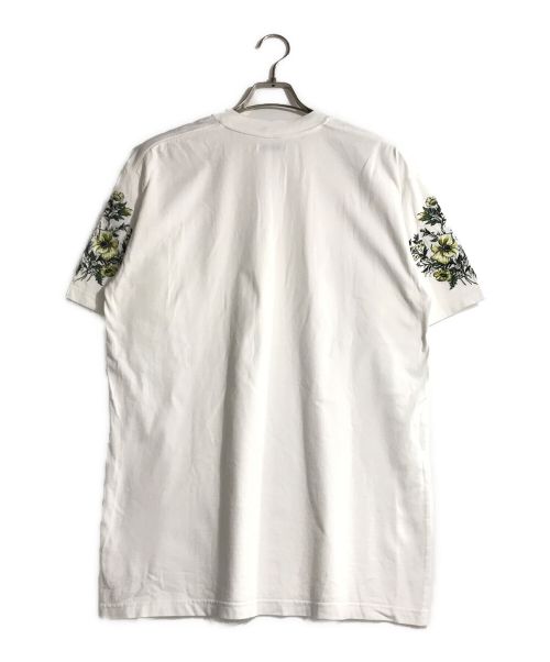 CLANE（クラネ）CLANE (クラネ) スリーブフラワー刺繍Tシャツ ホワイト サイズ:2の古着・服飾アイテム