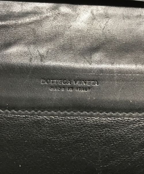BOTTEGA VENETA（ボッテガベネタ）BOTTEGA VENETA (ボッテガベネタ) イントレチャート コンチネンタルウォレット ブラックの古着・服飾アイテム