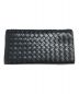 BOTTEGA VENETA (ボッテガベネタ) イントレチャート コンチネンタルウォレット ブラック：8000円