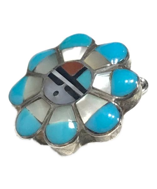 Navajo（ナバホ）Navajo (ナバホ) サンフェイスインレイペンダントトップの古着・服飾アイテム