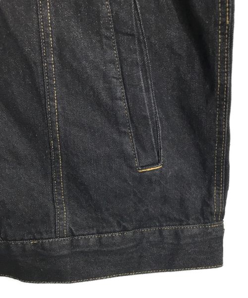 WETTEMPT（ウィテンプト）WETTEMPT (ウィテンプト) デニムベスト ブラック サイズ:Sの古着・服飾アイテム