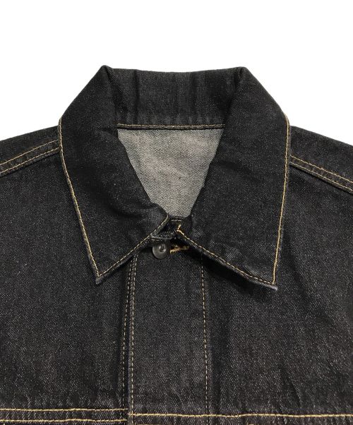 WETTEMPT（ウィテンプト）WETTEMPT (ウィテンプト) デニムベスト ブラック サイズ:Sの古着・服飾アイテム