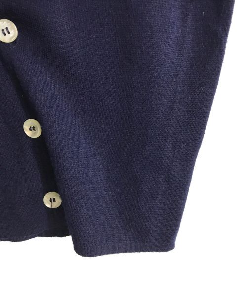 Brentwood（ブレントウッド）Brentwood (ブレントウッド) 70S~ダブルニットカーディガン ネイビー サイズ:Mの古着・服飾アイテム