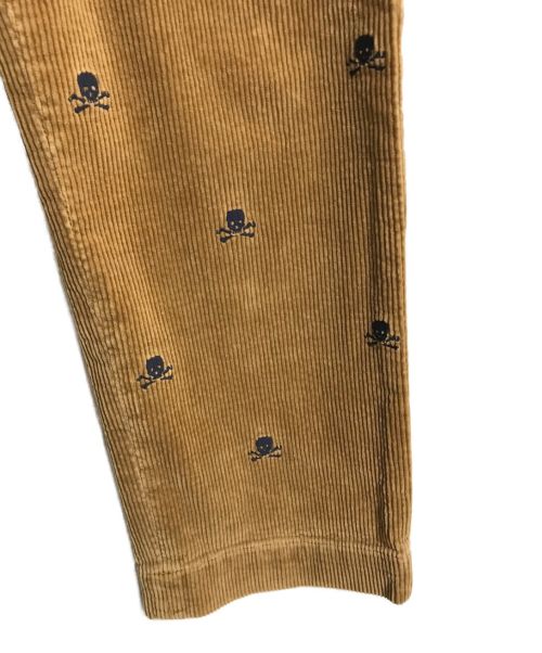 Rugby Ralph Lauren（ラグビーラルフローレン）Rugby Ralph Lauren (ラグビーラルフローレン) スカル刺繍コーデュロイパンツ ブラウン サイズ:W28の古着・服飾アイテム