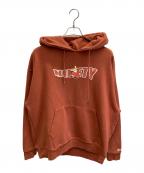 90909090）の古着「ホゲータフーディー」｜ブラウン
