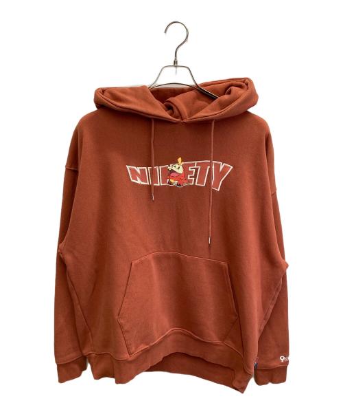 9090（9090）9090 (9090) ホゲータフーディー ブラウン サイズ:XLの古着・服飾アイテム