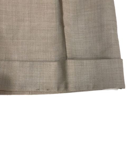 Spick and Span（スピック＆スパン）Spick and Span (スピックアンドスパン) ダブルクロスタックカフドパンツ ベージュ サイズ:36の古着・服飾アイテム