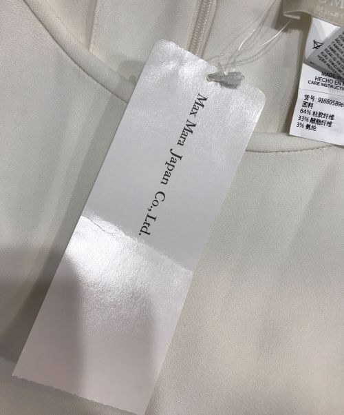'S Max Mara（エスマックスマーラ）'S Max Mara (エスマックスマーラ) ノースリーブブラウス ホワイト サイズ:44の古着・服飾アイテム
